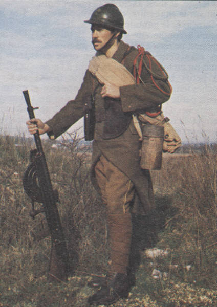 Légionaire en tenue d'assaut en 1918