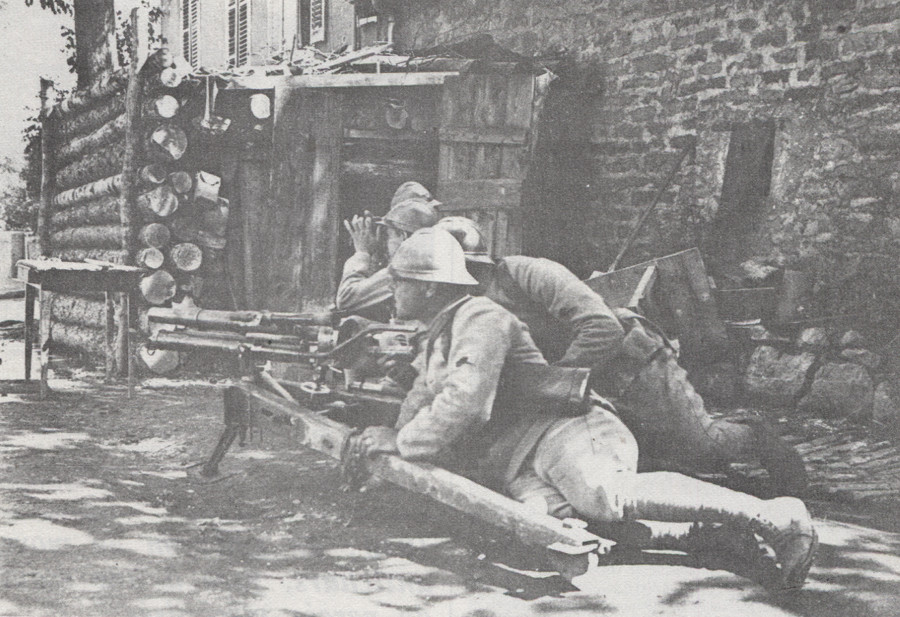 Canon de 37 en 1918