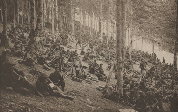 Chasseurs alpins durant la grande guerre