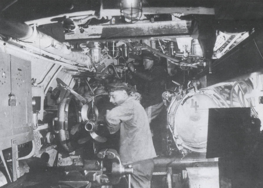 Salle des machines d'un U-Boot