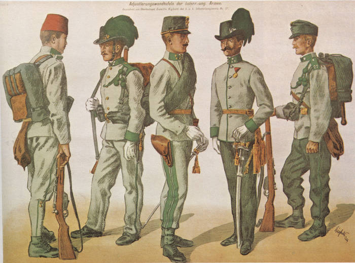 Uniformes de l'armée autrichienne