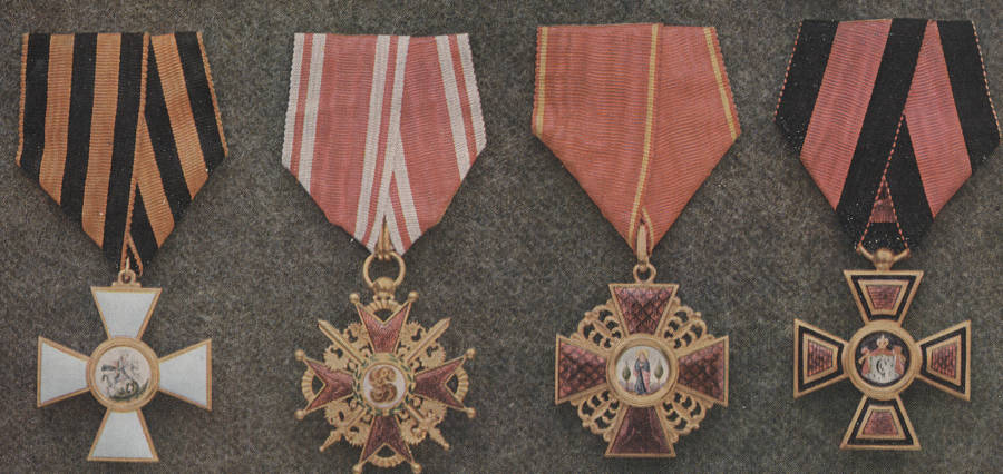 médailles militaires russes
