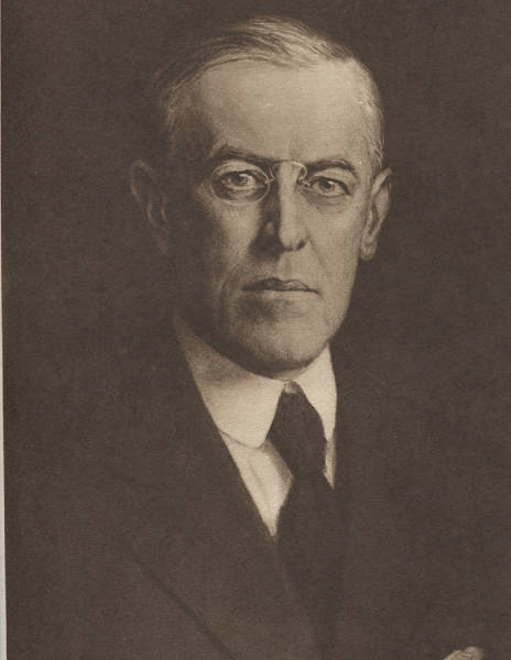 Le président Woodrow Wilson