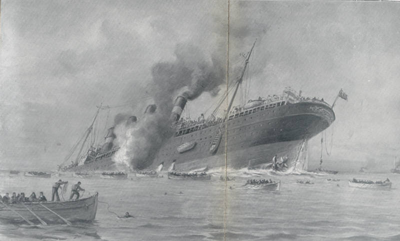 Le torpillage du Lusitania