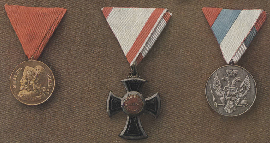 médailles militaires monténégrines