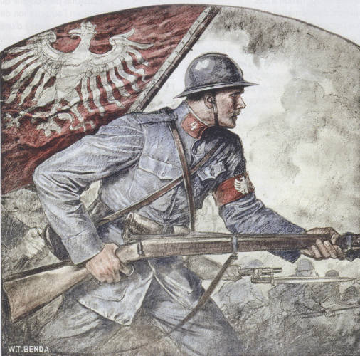 Affiche de recrutement pour la légion polonaise