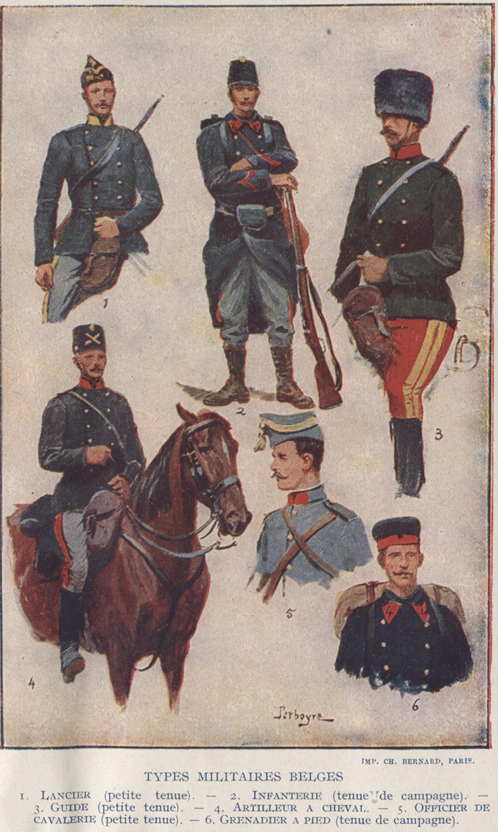 Uniformes de l'armée belge