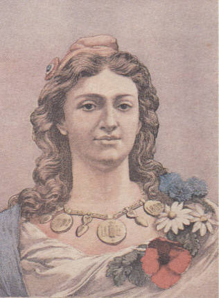 Buste de Marianne en 1891