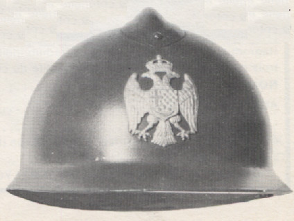 Casque adrian yougoslave d'officier